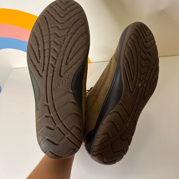 Geox Amphibiox Waterproof Boots EU 44 / 11 Brown Lace Up Leather Mens Ankle - Picture 6 of 9